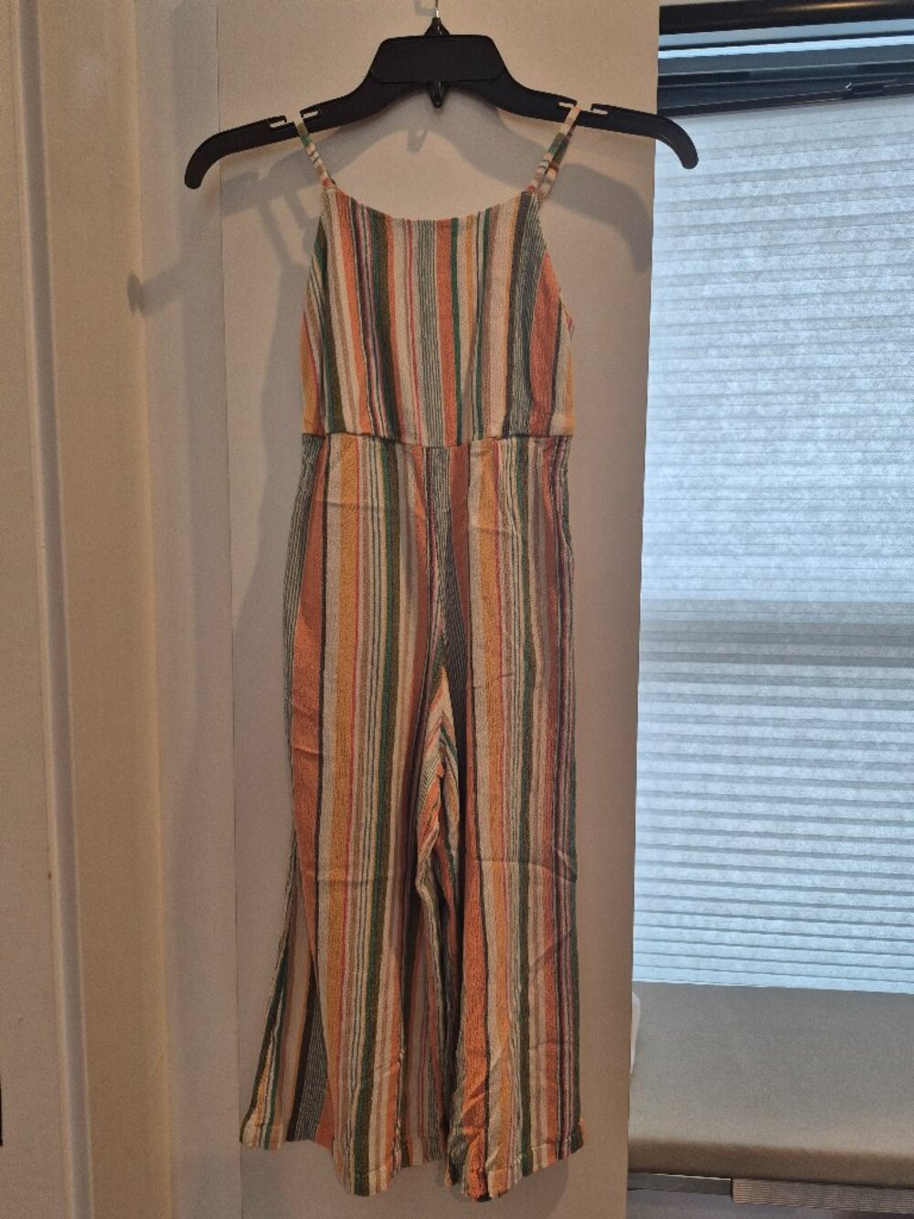 O'Neill Girls Striped Wide-Leg Jumpsuit